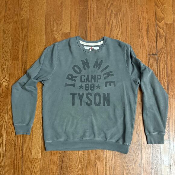 Roots of Fight Mike Tyson 88 Champ Camp French Terry Sweatshirt Men’s Large EUC - Picture 1 of 6